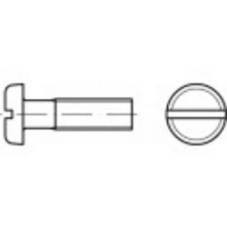 TOOLCRAFT TO-5445645 šrouby s plochou hlavou M6 20 mm příruba DIN 85 mosaz 200 ks
