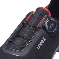 uvex 1 G2 6840245 ESD bezpečnostní obuv S3, velikost (EU) 45, červenočerná, 1 pár