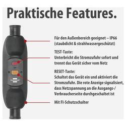 Brennenstuhl 1290720011 Bezpečnostní mezizásuvka PRCD 230 V černá IP66