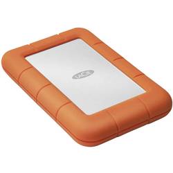 LaCie Rugged Mini, Rugged Mini, 2 TB, externí HDD 6,35 cm (2,5), USB 3.2 (Gen 1x1) , stříbrná, oranžová, 9000298