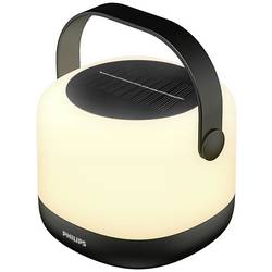 Philips LED 8720169296503 Alula SR PT 1.2W RGB30K BL solární stolní lampa 1.2 W teplá bílá, RGB bílá, černá