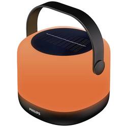 Philips LED 8720169296503 Alula SR PT 1.2W RGB30K BL solární stolní lampa 1.2 W teplá bílá, RGB bílá, černá