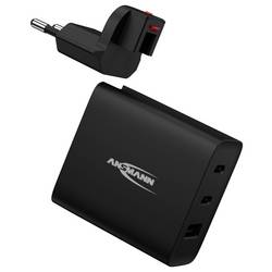 Ansmann USB-Ladegerät Travel Charger TC315 / 3 A / 15,5 W / 3 Port USB nabíječka, USB-A zásuvka, 15.5 W, Smart IC, černá