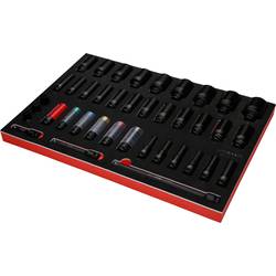 KS Tools 8110039 sada nástrčných hlavic, 1/2 , 39dílná, 811.0039
