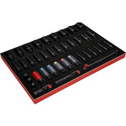 KS Tools 8110039 sada nástrčných hlavic, 1/2 , 39dílná, 811.0039