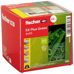 Fischer 567810 SX Plus Green rozpěrná hmoždinka 65 mm 8 mm 45 ks