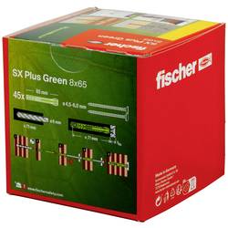 Fischer 567810 SX Plus Green rozpěrná hmoždinka 65 mm 8 mm 45 ks