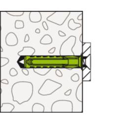 Fischer 567810 SX Plus Green rozpěrná hmoždinka 65 mm 8 mm 45 ks