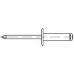 trhací nýt TOOLCRAFT 160021, (Ø x d) 3.2 mm x 10 mm, hliník, 500 ks