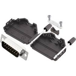 MH Connectors MHDPPK15-DB15P-K sada D-SUB kolíkové lišty 180 ° Pólů: 15 pájecí kalíšek 1 ks