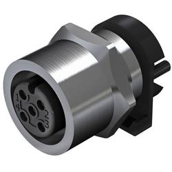 Weidmüller SAIE-M12B-4-F5.5TL vestavný zástrčkový konektor pro senzory - aktory, 2422940000, piny: 4, 10 ks