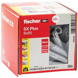 Fischer 568108 SX Plus rozpěrná hmoždinka 65 mm 8 mm 50 ks