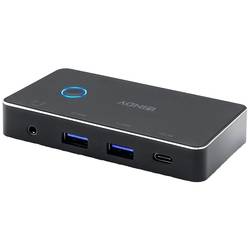 LINDY 43387 4 + 2 porty USB 3.0 přepínač černá