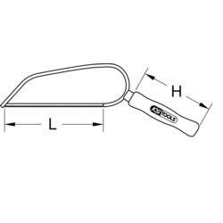 KS Tools 9971215 997.1215 oblouk pily na kov