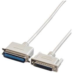 Roline paralelní kabel [1x D-SUB zástrčka 25pólová - 1x Centronics zástrčka], 1.80 m, šedá