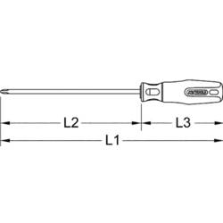 KS Tools 1170522 117.0522 křížový šroubovák PH 0 DIN 7438