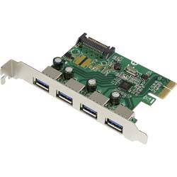 Renkforce 4 porty karta USB 3.0 USB-A PCIe