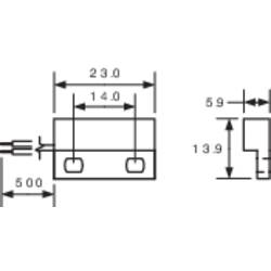 PIC MS-324-3 jazýčkový kontakt 1 spínací kontakt 200 V/DC, 140 V/AC 1 A 10 W
