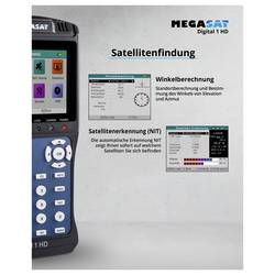 MegaSat Digital 1 HD vyhledávač satelitního signálu