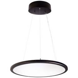Deko Light 342092 LED Panel transparent rund závěsné světlo, třída E (A - G), LED, pevně vestavěné LED, 53.70 W, sytá černá (RAL 9005)