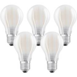 OSRAM HOMELIGHTING 4058075090620 LED Energetická třída (EEK2021) E (A - G) E27 klasická žárovka 7 W = 60 W teplá bílá (Ø x v) 60 mm x 108 mm vlákno 5 ks