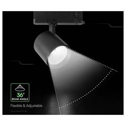 V-TAC VT-11130 LED pásové reflektory 30 W Energetická třída (EEK2021): E (A - G) LED černá