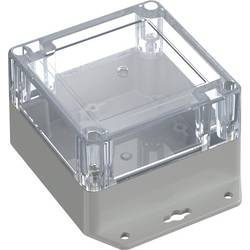 TRU COMPONENTS 6U07090906737 TC-13865252 Průmyslová skříň 121.5 x 91.5 x 60 ABS-PC světle šedá, transparentní 1 ks