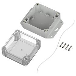 TRU COMPONENTS 6U07090906737 TC-13865252 Průmyslová skříň 121.5 x 91.5 x 60 ABS-PC světle šedá, transparentní 1 ks