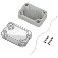 TRU COMPONENTS 6U07060403437 TC-13865036 Průmyslová skříň 60 x 40 x 30 ABS-PC světle šedá 1 ks