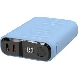 RealPower REALPOWER PB-10000 C powerbanka 10000 mAh, Dodávka energie, USB-C®, fialová, Indikátor stavu
