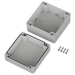 TRU COMPONENTS 6U07121208119 TC-13865120 Průmyslová skříň 119.9 x 119.9 x 75 polykarbonát světle šedá 1 ks