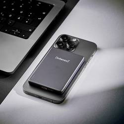 Intenso Intenso Power Bank MW5000 grey powerbanka Li-Pol, 5000 mAh, Dodávka energie, USB-C®, šedá