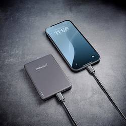 Intenso Intenso Power Bank MW5000 grey powerbanka Li-Pol, 5000 mAh, Dodávka energie, USB-C®, šedá