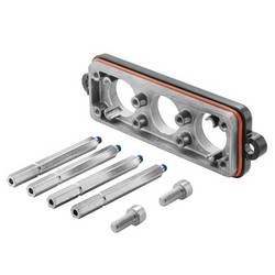 HDC enclosures, Size: 8, Protection degree: IP 68, Cover, Screw plug, Standard, Size of cable entries: M 32 HDC IP68 24B MD 3M32 Weidmüller Množství: 1 ks