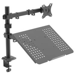 Akyga AK-MB-04 držák na stůl pro monitor 2 Displej: (s) 81,3 cm (32) černá naklápěcí, otočný, nakláněcí