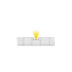 Deko Light 970021 AU-01-10 U profil hliník (d x š x v) 2000 x 16 x 7 mm 2 m