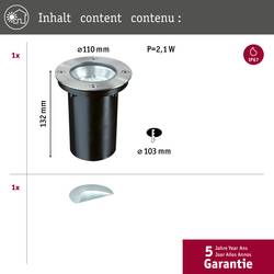 Paulmann 93788 venkovní vestavné osvětlení pevně vestavěné LED LED 1.2 W nerezová ocel