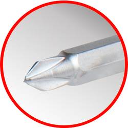 KS Tools 1591100 159.1100 Univerzální křížový šroubovák Délka dříku: 125 mm DIN ISO 8764