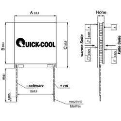 QuickCool QC-35-1.4-3.7M QC-35-1.4-3.7M peltierův článek HighTech, 9.5 W, 3.7 A, (A x B x C x H) 30 x 15 x - x 4.7 mm