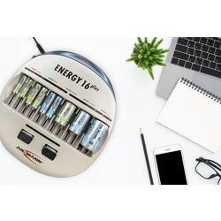 Ansmann Energy 16 plus nabíječka akumulátorů NiCd, NiMH AAA, AA, malé mono, velké mono, 9 V