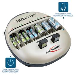 Ansmann Energy 16 plus nabíječka akumulátorů NiCd, NiMH AAA, AA, malé mono, velké mono, 9 V