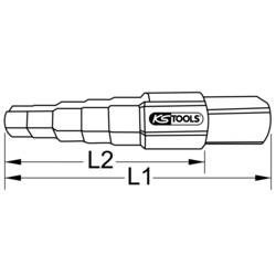 KS Tools 130.2036 stupňovitý klíč