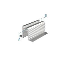 Deko Light 975471 ET-03-10 Sádrokartonový profil hliník (š x v x h) 37.50 x 25.50 x 2500 mm 2.50 m