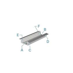 Deko Light 975023 ET-01-10 T profil hliník (d x š x v) 2000 x 25 x 7 mm 2 m
