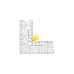 Deko Light 975344 EV-01-08 Dlaždicový profil hliník (š x v x h) 43 x 43 x 3000 mm 3 m
