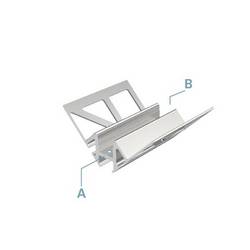 Deko Light 975344 EV-01-08 Dlaždicový profil hliník (š x v x h) 43 x 43 x 3000 mm 3 m