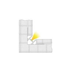 Deko Light 975375 EV-01-12 Dlaždicový profil hliník (š x v x h) 49 x 49 x 2500 mm 2.50 m