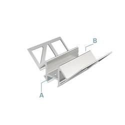 Deko Light 975375 EV-01-12 Dlaždicový profil hliník (š x v x h) 49 x 49 x 2500 mm 2.50 m