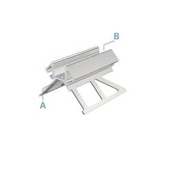 Deko Light 975353 EV-02-08 Dlaždicový profil hliník (d x š x v) 3000 x 42 x 42 mm 3 m