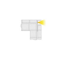 Deko Light 975360 EL-03-12 Dlaždicový profil hliník (š x v x h) 14 x 40 x 1250 mm 1.25 m